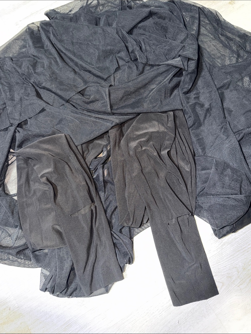 NORMA KAMALI 
Underwire Gown With Catsuit in Black - Picture 8 of 8